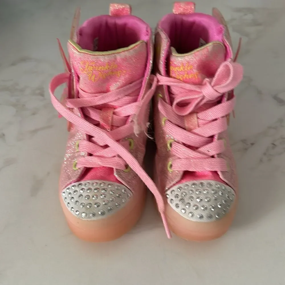 SKECHERS TWI-LIGHTS 2 TWINKLE WISHES EUC